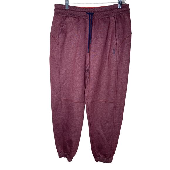 LNDR Maroon jogger sweatpants size Medium - Picture 1 of 9